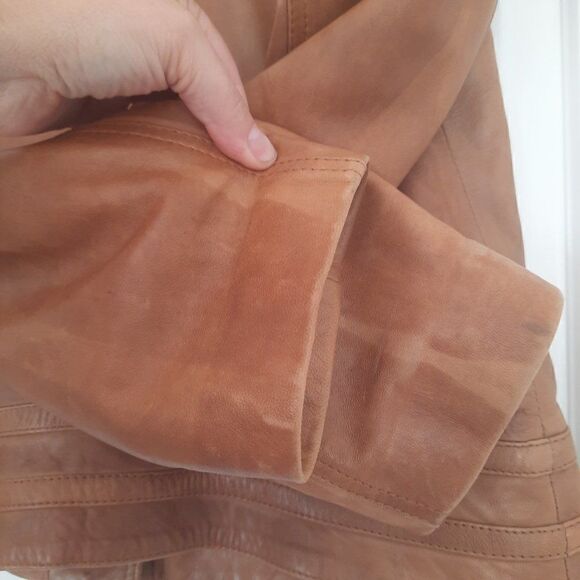 Vera Pelle brown leather jacket size 52 (L) - Picture 3 of 12